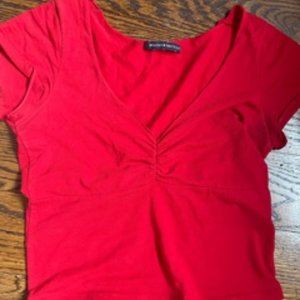 Red brandy Melville gina top